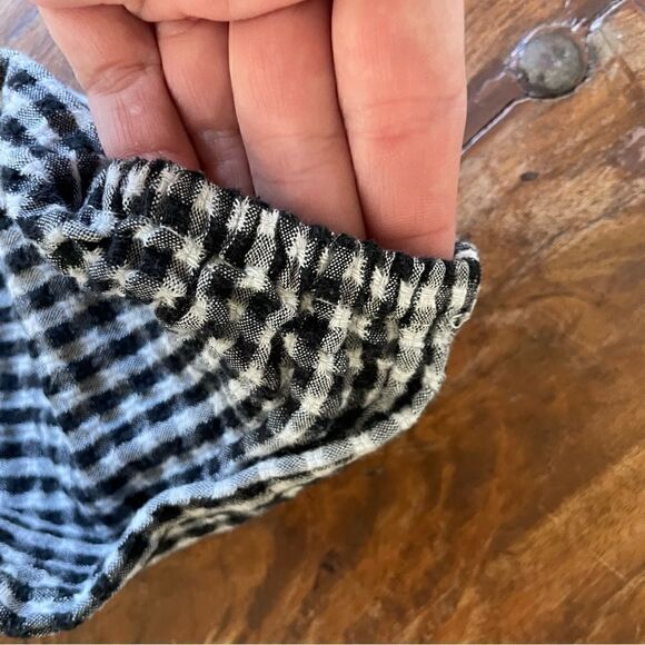 Girls Plaid Off Shoulder Spring/ Summer Blouse Cotton Size 10-12 - Picture 6 of 10